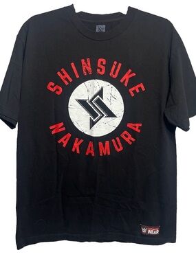 WWE Shinsuke Nakamura Adult Size Large T-shirt Black